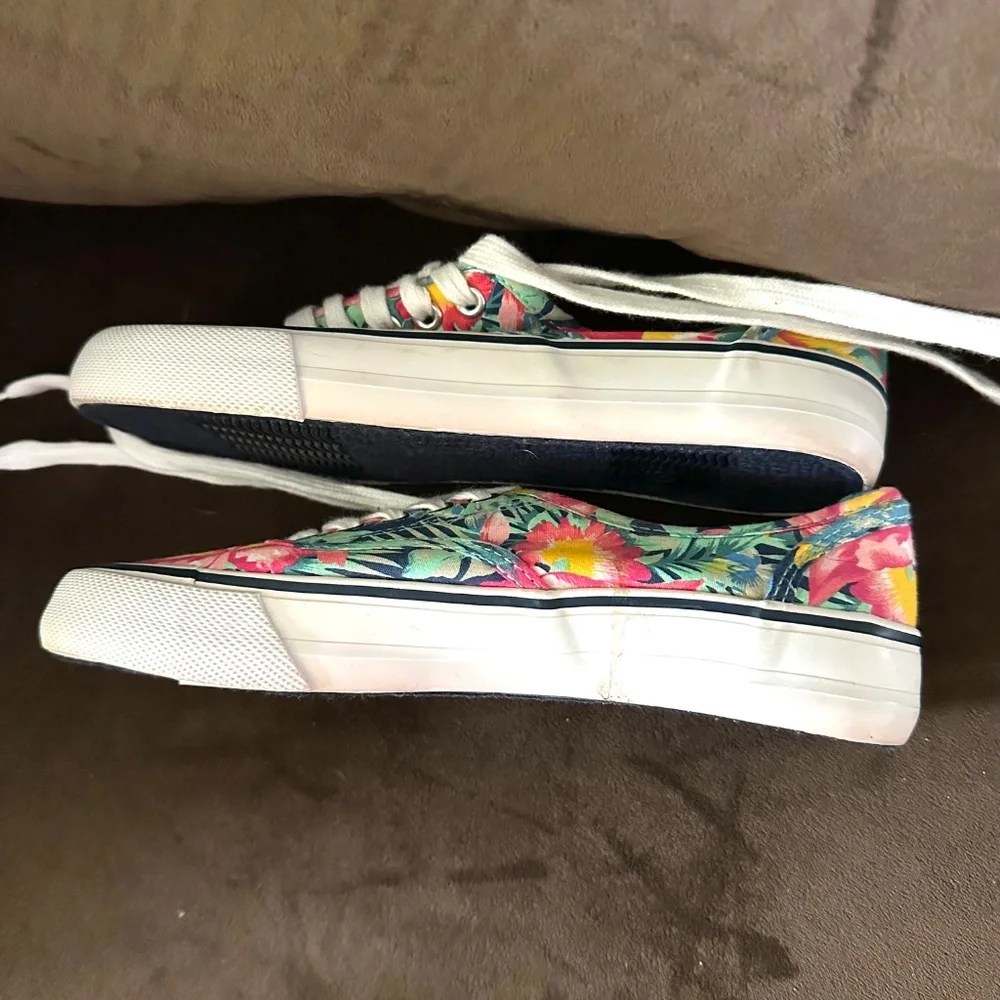 Mossimo Supply Co. Floral Print Canvas Shoes Sz 6 - Picture 7 of 7